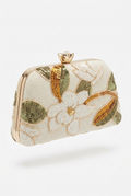 Chic Luxury Floral Embroidered Handbag - Elevate Your Style Effortlessly in elegant design with floral embroidery.