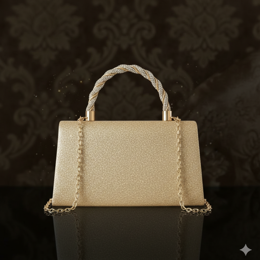 Elegant Glitter Evening Handbag: The Perfect Accessory for Special Occasions