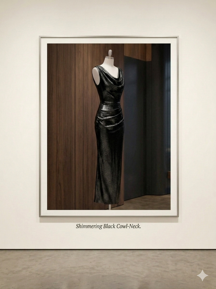 Embellished Sleeveless Plunge Body-Con Gown