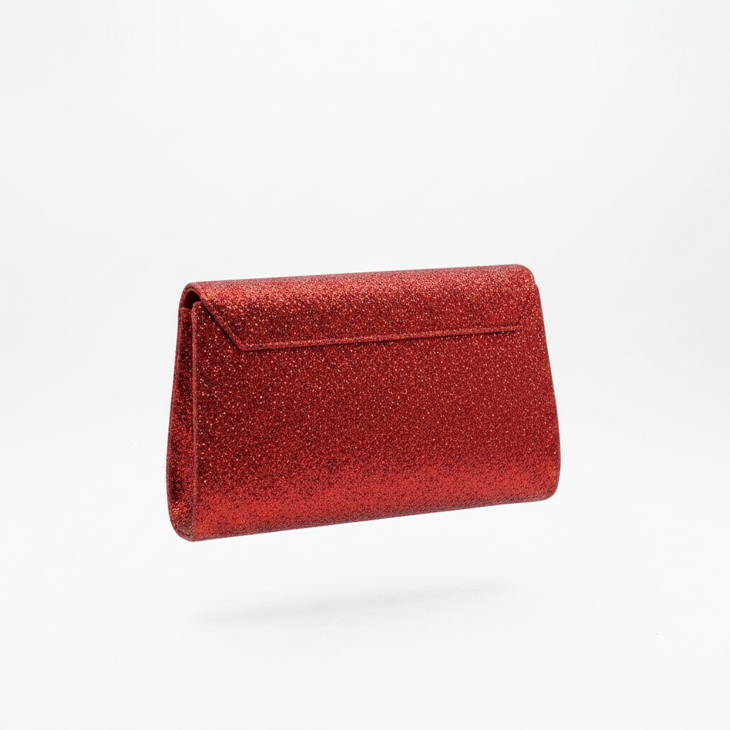 OpulAura Radiant Red Rhinestone Evening Clutch Handbag - Your Ultimate Luxury Accessory