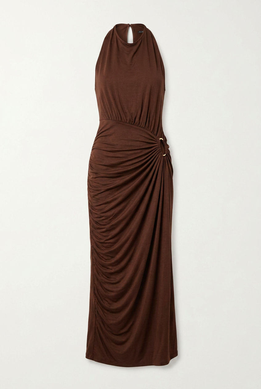 Aurelia Ring Halter Maxi Dress