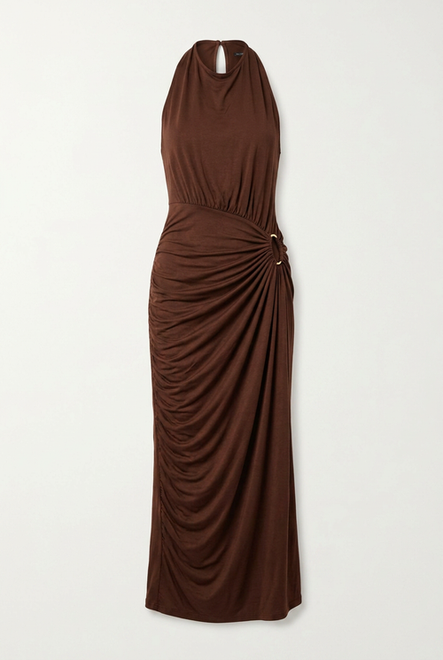 Aurelia Ring Halter Maxi Dress