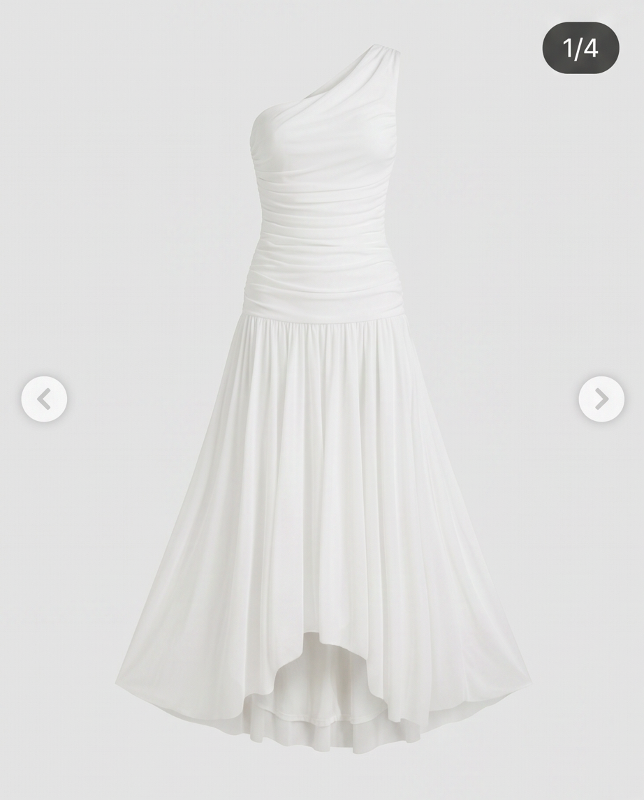 Mercy Luxe White Maxi Dress