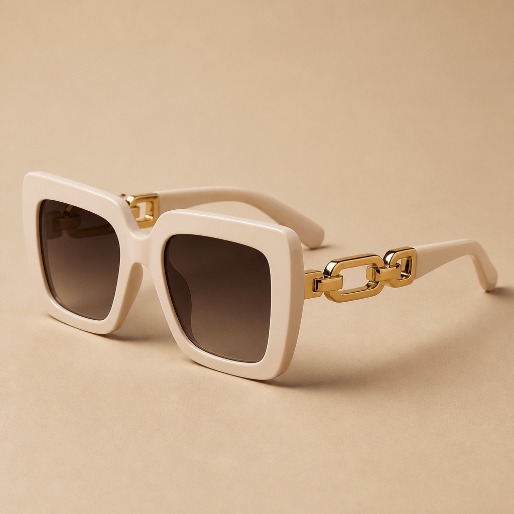 Chiffon Chain Sunglasses: Elevate Your Style with Effortless Elegance - Mercy Luxe store