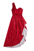 Starry Night Asymmetrical High-Low Gown