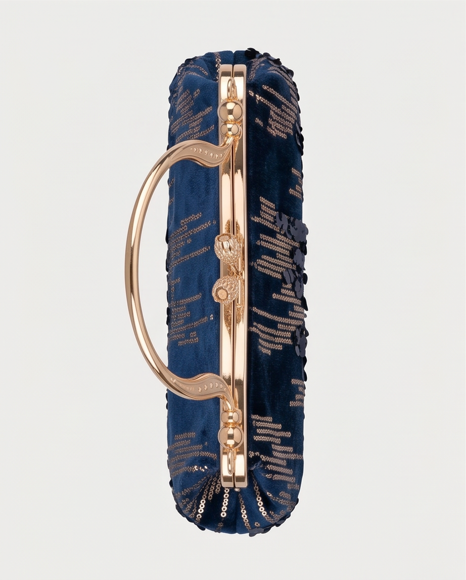 Luxury Sequined Clutch Bag: Midnight Glamour for Every Occasion