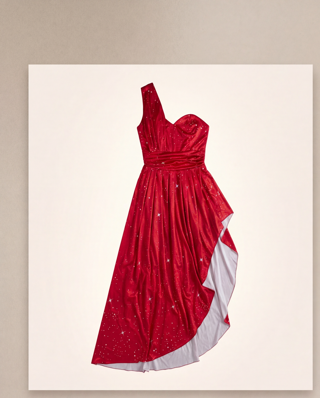 Starry Night Asymmetrical High-Low Gown